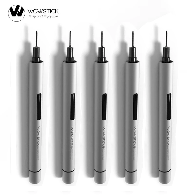 

5PCS Wowstick 1p+ Electric Screwdriver Kit Cordless Power Screwdriver Multi-Positional S2 Aluminum Alloy Phone Repair