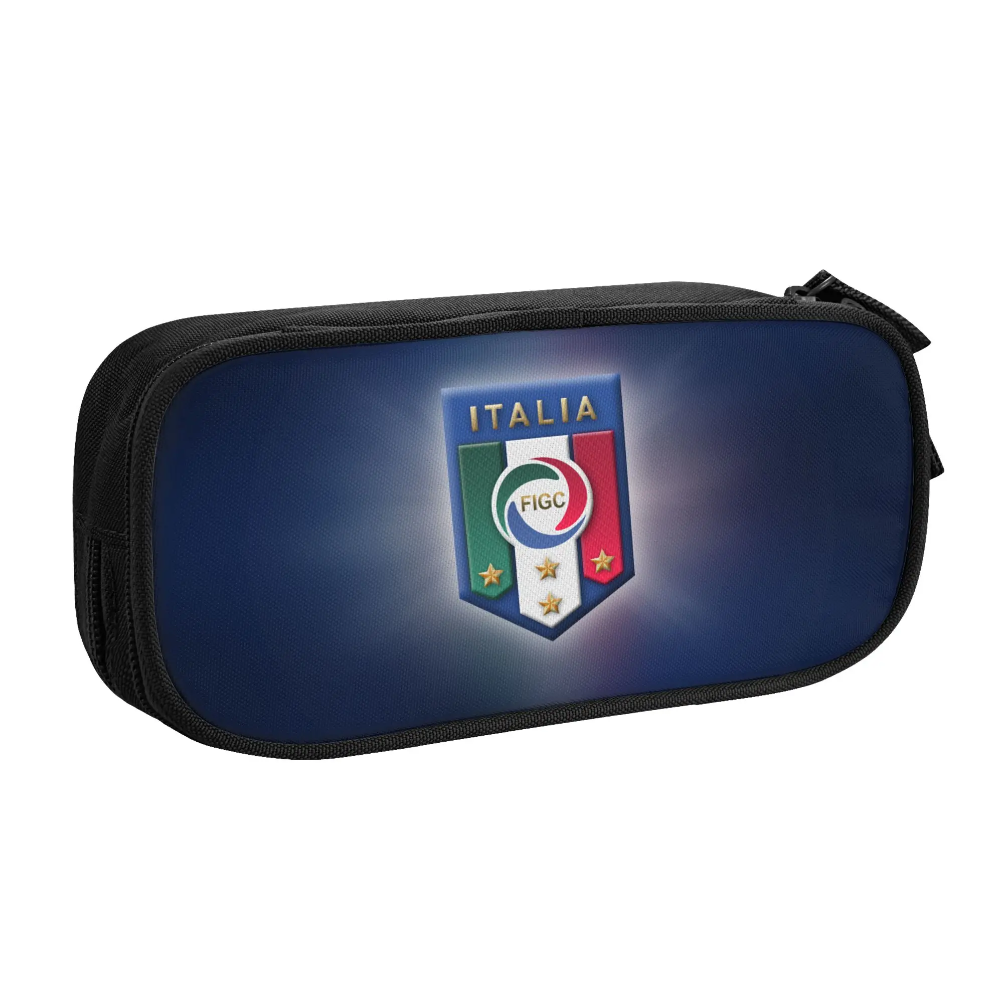Estuches para lápices Cute Italia Figc para niña y niño, gran capacidad, regalo de fútbol italiano, estuche para lápices, papelería