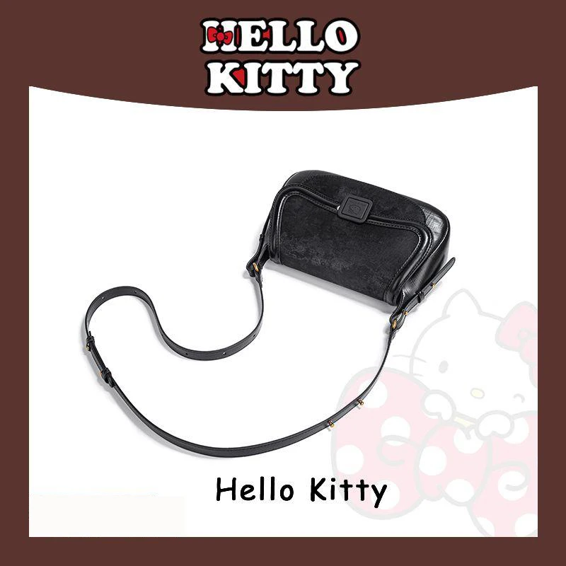 Kawaii Hello Kitty Shoulder Bag Retro Armpit Bag Personalized Commuter Ladies Crossbody Cartoon Bag Birthday Gift for Friends