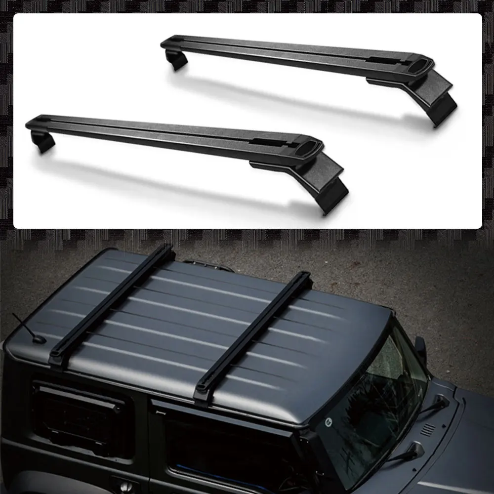 

Fits for SUZUKI JIMNY 2019-2024 Aluminum Roof Rail Rack Cross Bar Crossbar