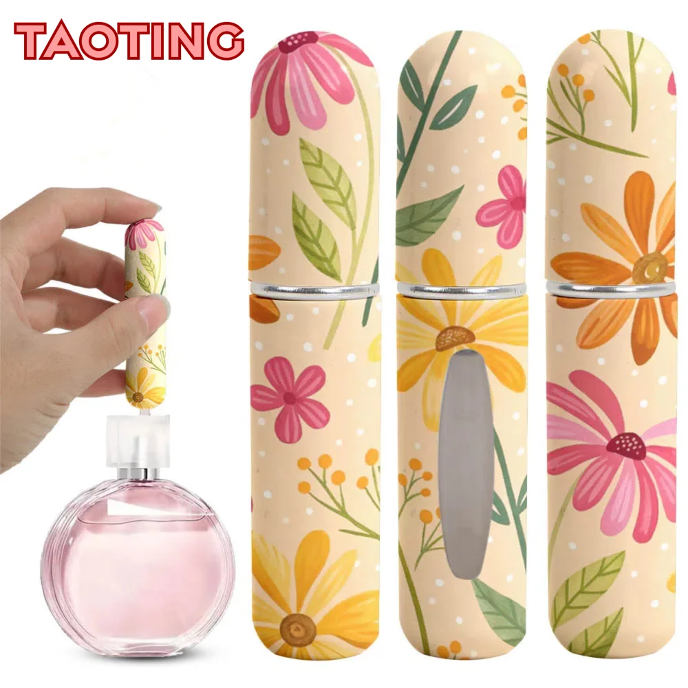 

Portable Mini Perfume Bottle Refillable Spray Atomizer Bottle Spray Rotating Bottle Essential Oil Alcohol Empty Cosmetic Tool