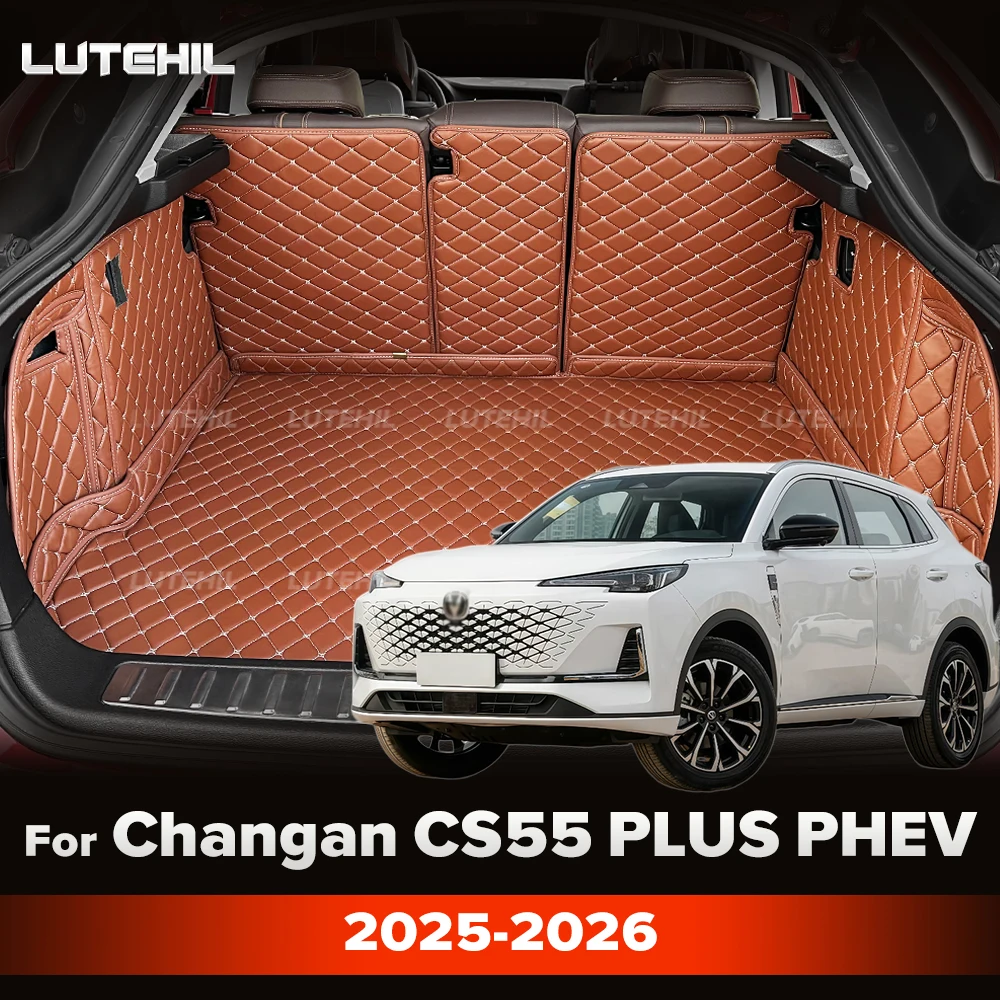 Cargo Liner For Changan CS55 PLUS PHEV 2025 2026 Car Trunk Mats Carpet With Backrest Protector Cargo Mats Accessories Waterproof