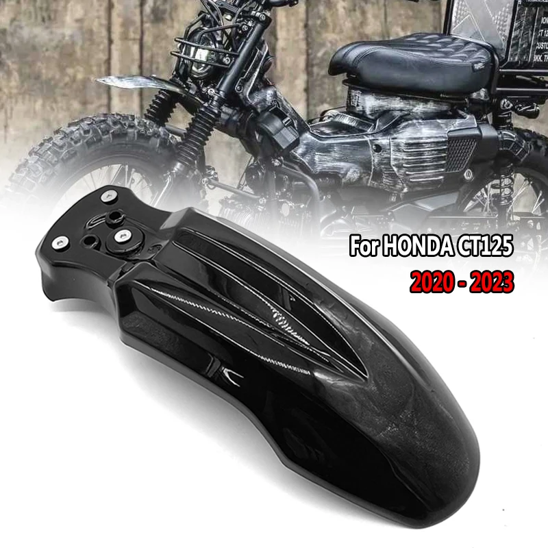 Motorcycle Accessories Front Wheel Fender Plastic Mudguard Splash Protective Cover Fit for HONDA CT125 huntercub 125 2020 - 2023