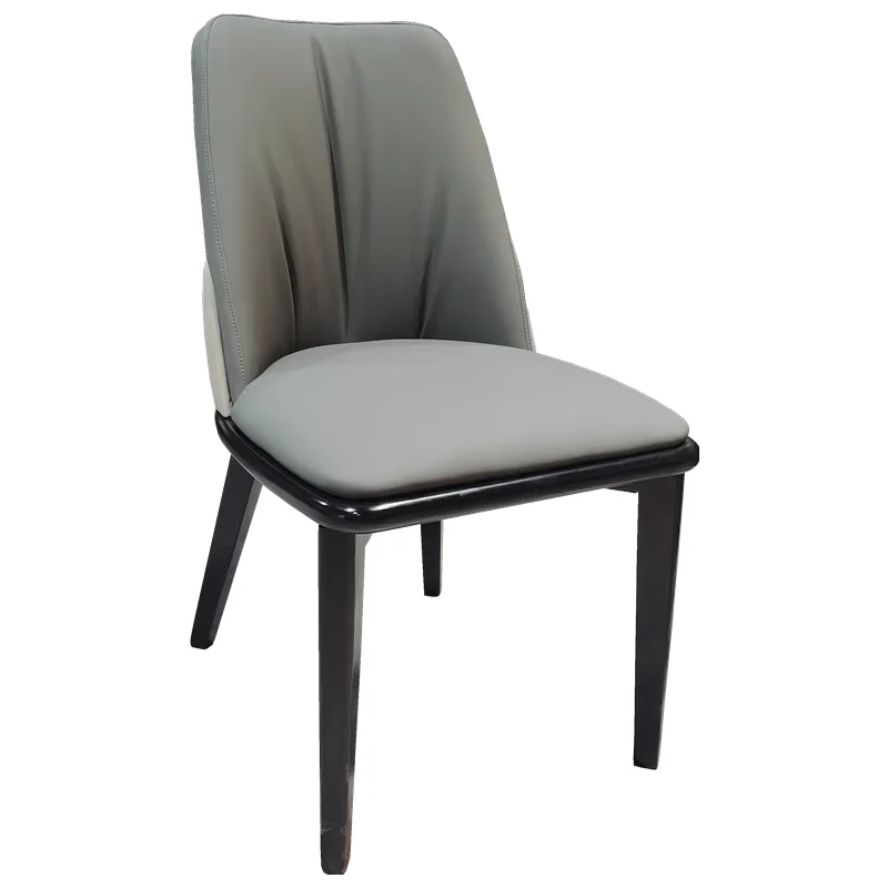 

Высококачественный обеденный стул в скандинавском стиле для дома из цельного дерева, домашний светильник, роскошный современный простой современный спинка, повседневный ресторан