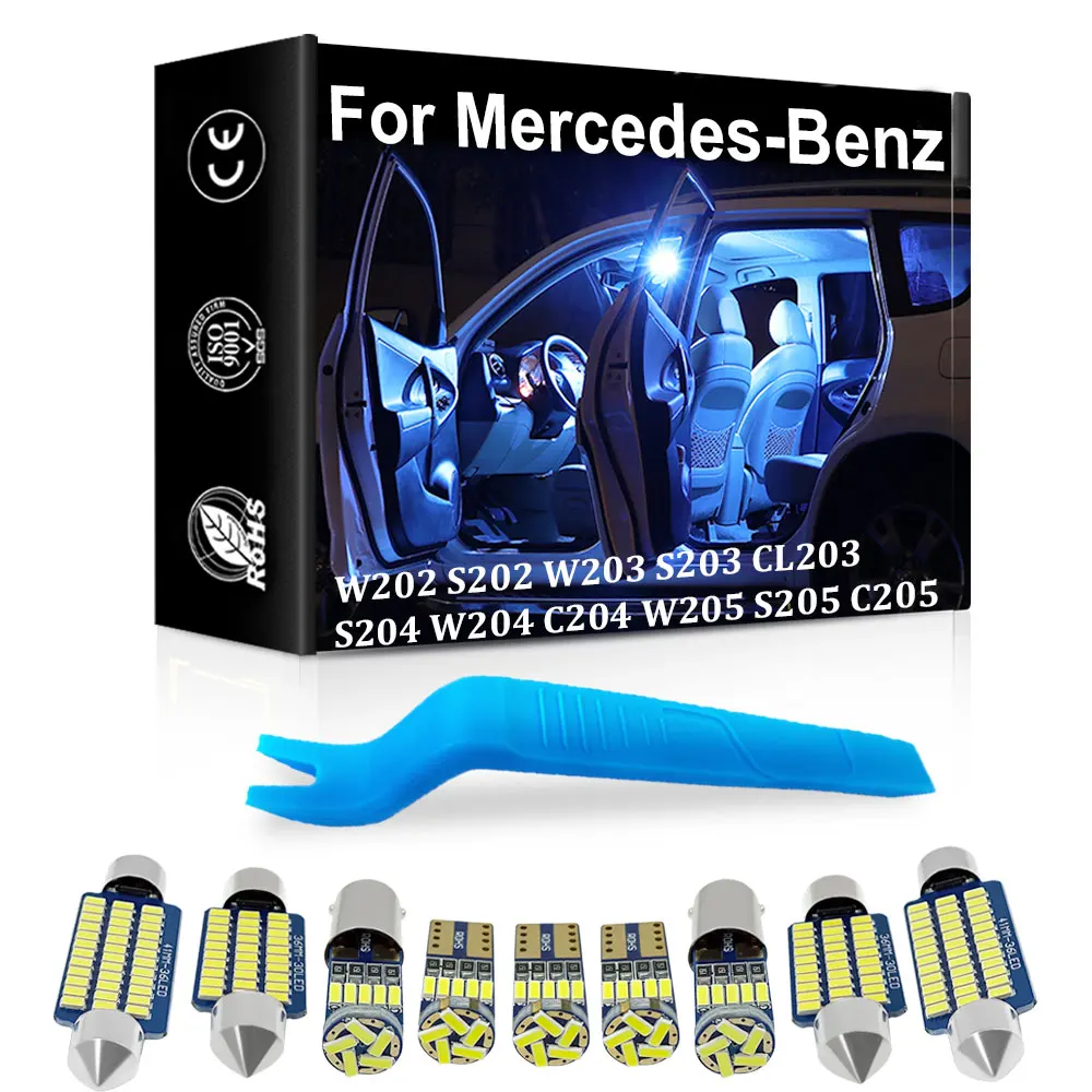 

Vehicle Canbus Interior LED Light For Mercedes Benz W202 S202 W203 S203 CL203 S204 W204 C204 W205 S205 C205 Car Indoor Lamp