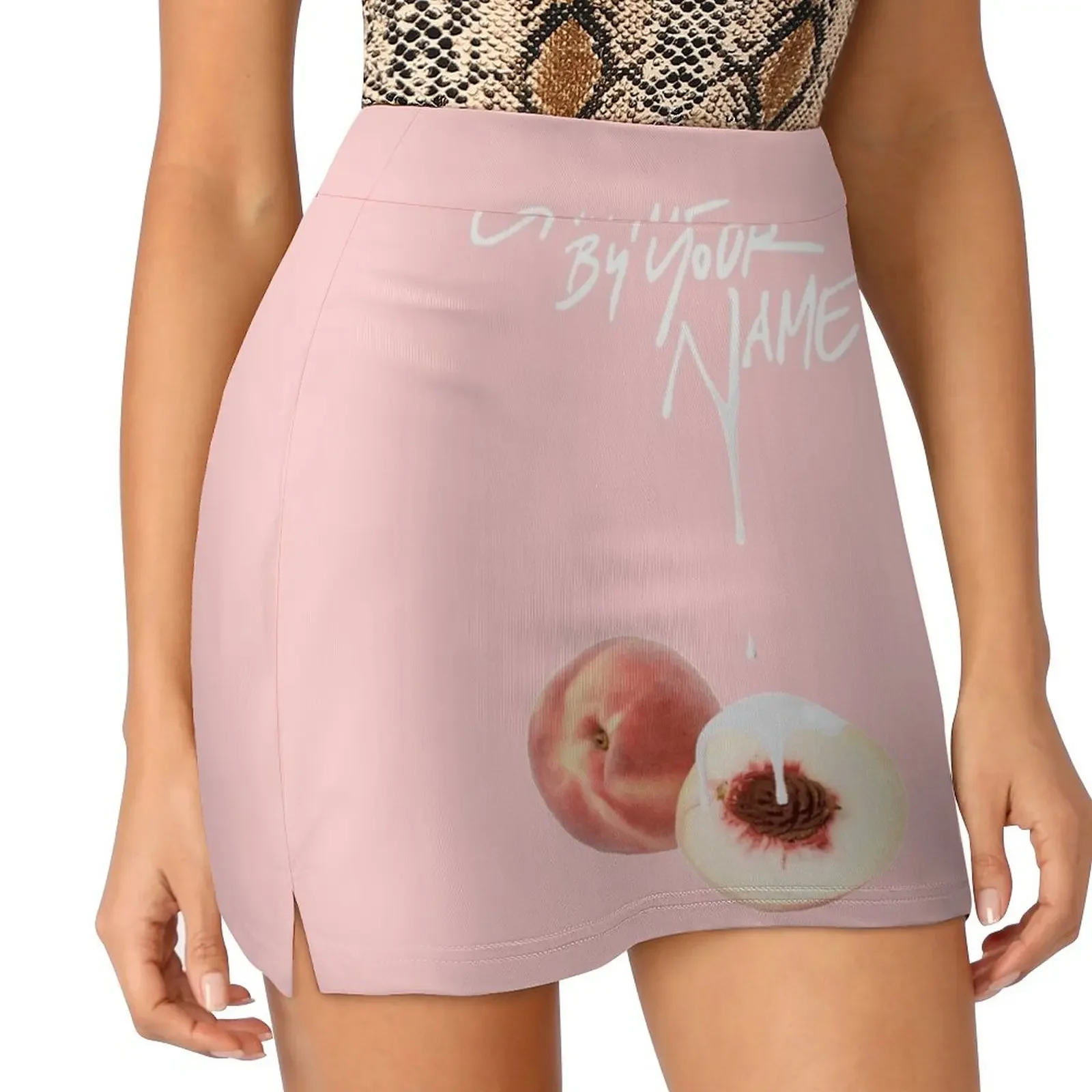 Call Me By Your Name - Dripping Peach Mini Skirt kawaii clothes skirts for women Woman skirts Kawaii