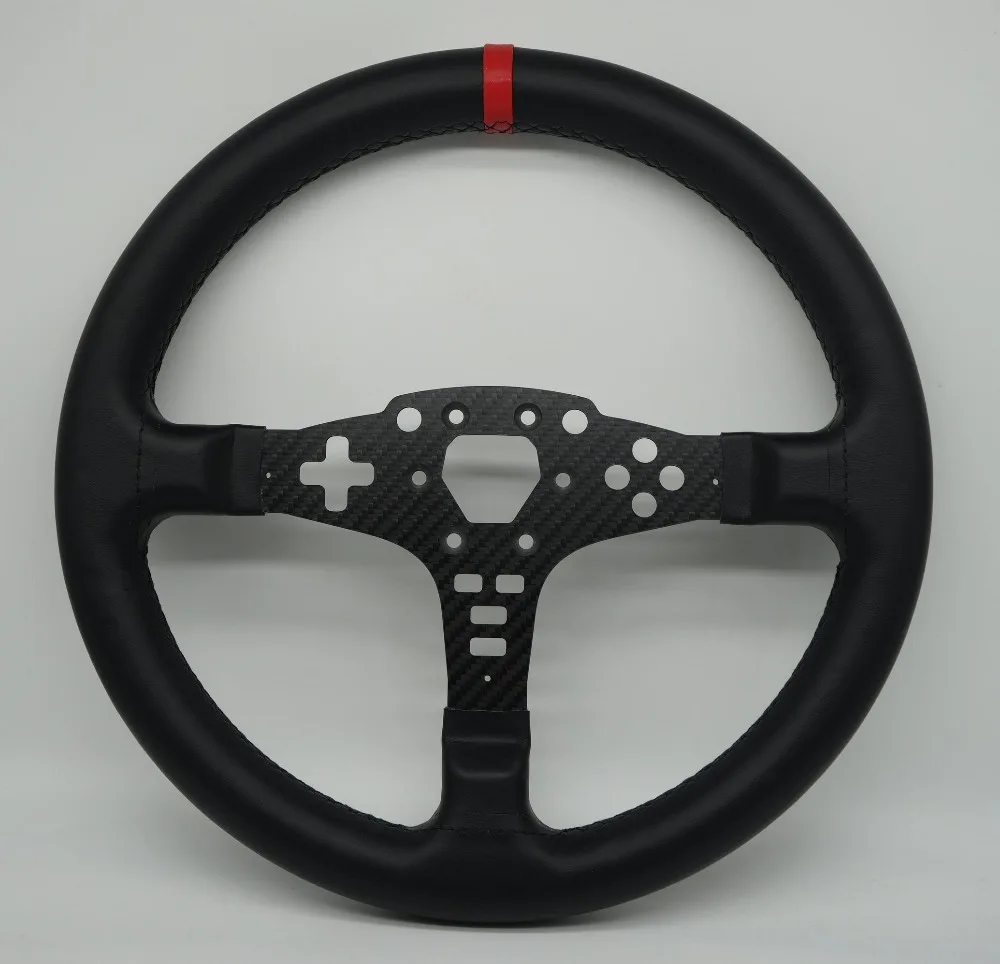 13 Inch 33Cm Sim Racing Modification Large Steering Wheel High Compatibility Racing Simulator Accessory