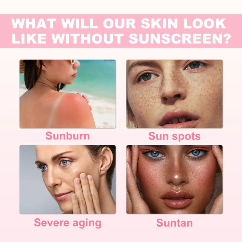 Sunscreen Cream Spf 90+ UV Protective Sunburn Repairing Cream Sun Block Isolation Lotion Moisturizing Oil-Control Face Body Care