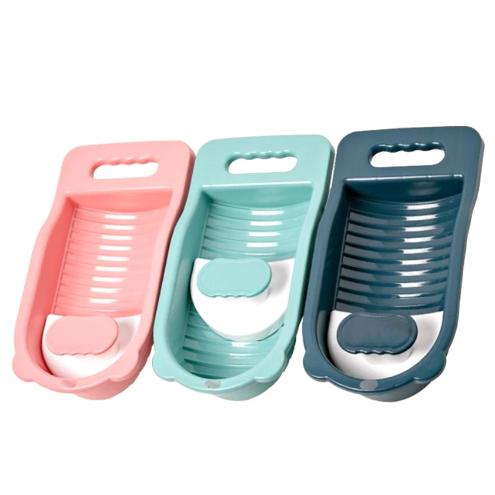 

-FDDT 3PCS Antislip Thicken Washing Board Clothes Laundry Cleaning Tool Underwear Washboards