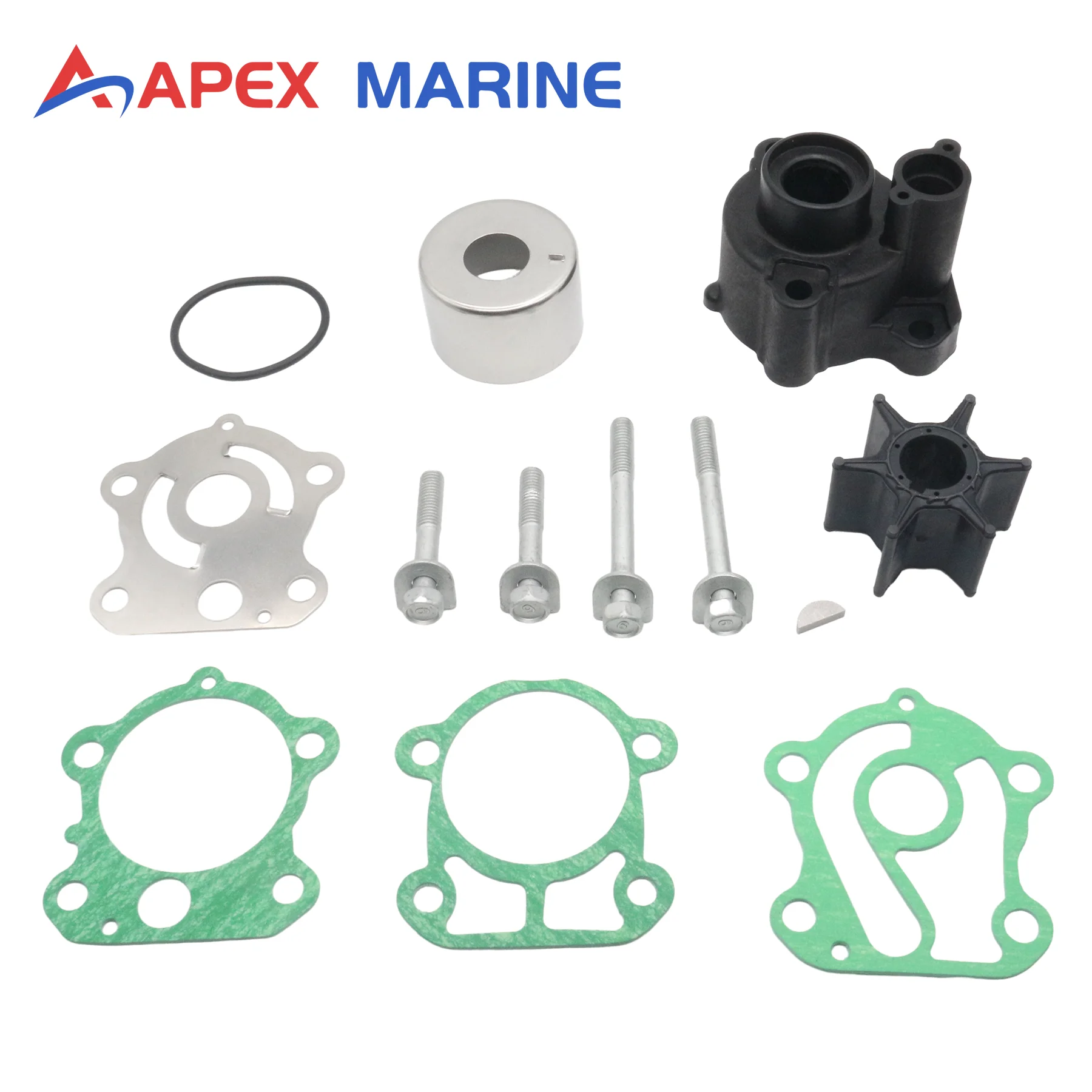 Maintenance Service Kit 67F-W0078-00 W/ Filters Thermostat Compatible Wih Yamaha 4 Stroke 80HP F80B Marine Outboard Engines