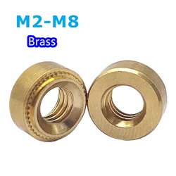 Self Clinching Nut Brass Swage Nut M2 M2.5 M3 M4 M5 M6 M8 Plug Nut Machine Tool Fasteners