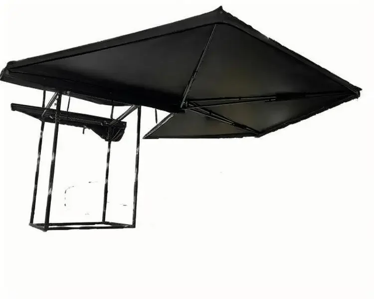 High Quality Car Truck Side Roof Tent Retractable Sun Shade 270 Degrees 2 Meters Fan Shaped Awning for Outdoor Camping Picnic