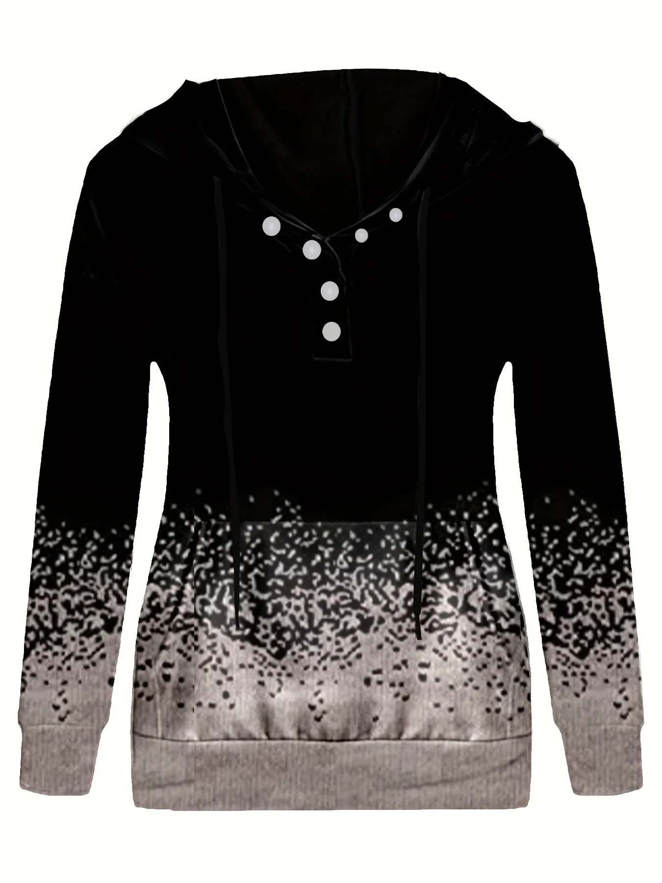 Tie Dye Knoop Kangoeroe Pocket Hoodie Casual Lange Mouw Trekkoord Hoodies Sweatshirt Dames Kleding