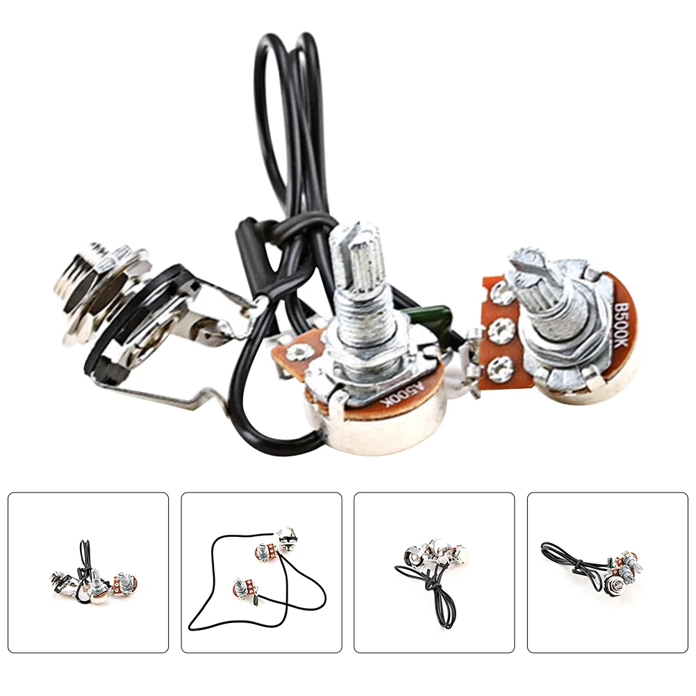 

1 Set Of Potentiometer Harness Metal Plastic Replacement Parts For Electric Guitar Jb Wiring Accessories Durable Lightweight