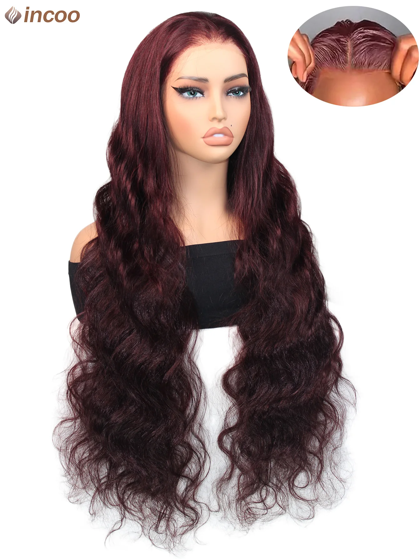 

Wear Go Glueless Wig Red Burgundy 9X6 Lace Front Wig Human Hair Ready To Wear Ginger Orange Blonde Lace Front Wigs Bye Bye Knots