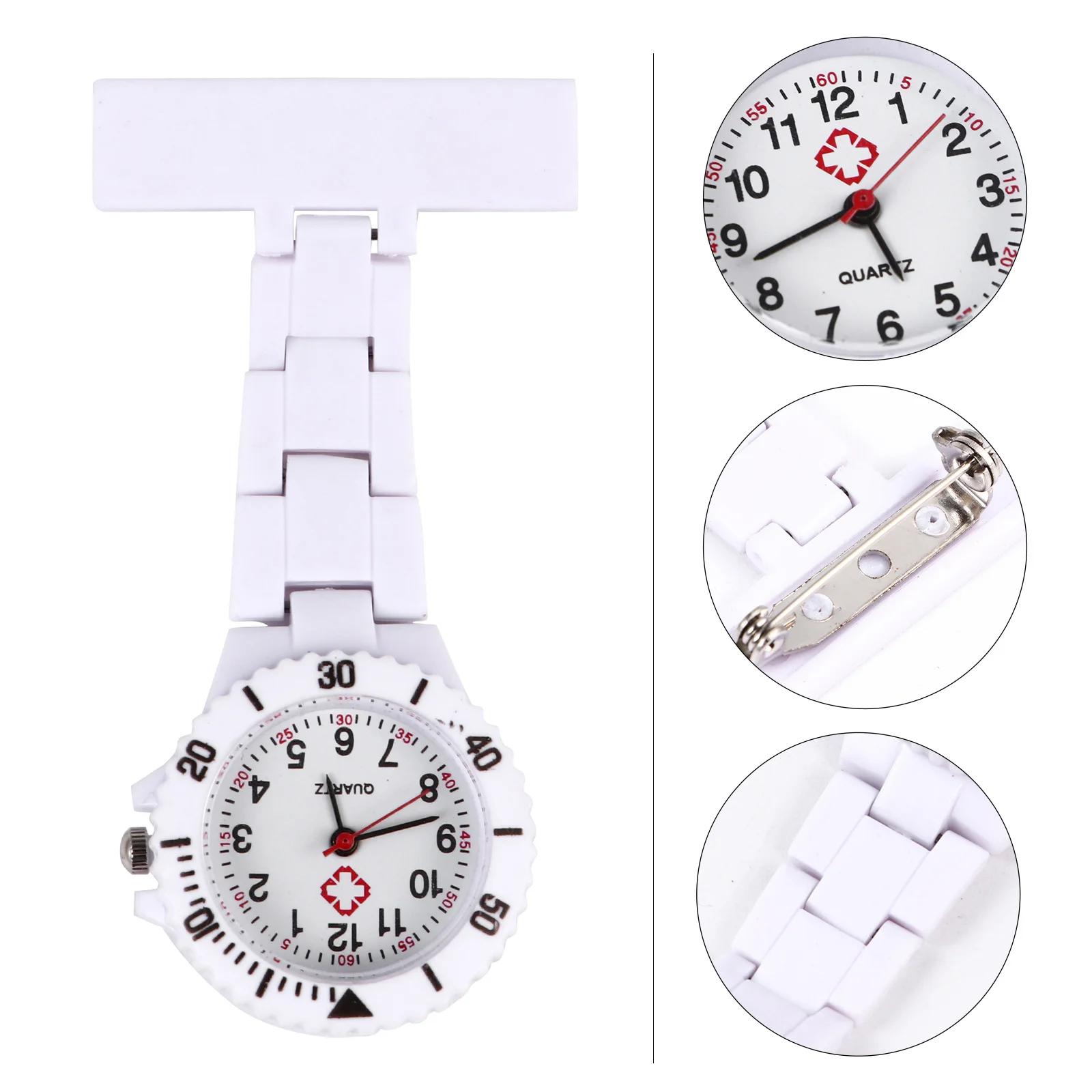 

Women Nurse Fashion Hanging Nurse Watch Long-Lasting Lightweight Clip-On Nursing Tool For Hospitals Students