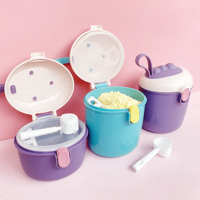 Portable Airtight Storage Box Made of PP Material, Suitable for Storing (Milk Powder, Protein Powder, Snacks, Etc.)