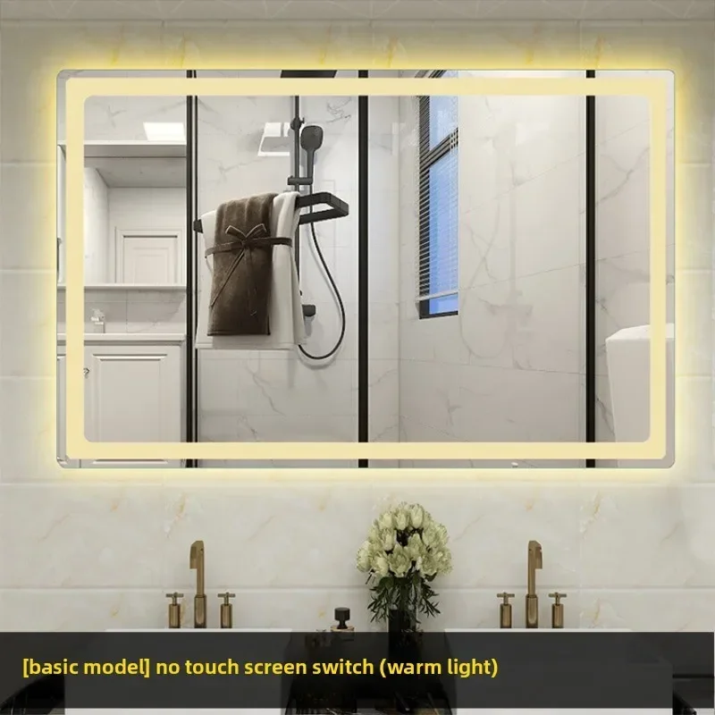 

LED Light Mirror Makeup Defogging Human Body Induction Touch Screen Smart Bathroom Smart Hot fashion bathroom mirror