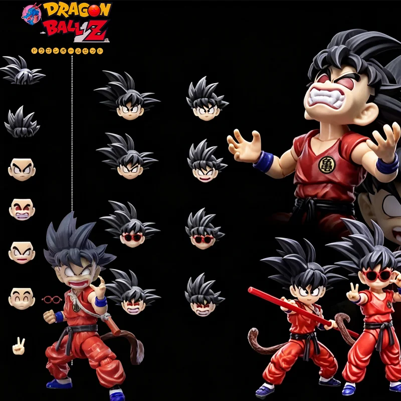 

В наличии: Набор аксессуаров MP Studio Kid Goku Head Pack для фигурок SHF Figuarts (без тела), коллекционная аниме-фигурка с подвижными суставами, модель-игрушка