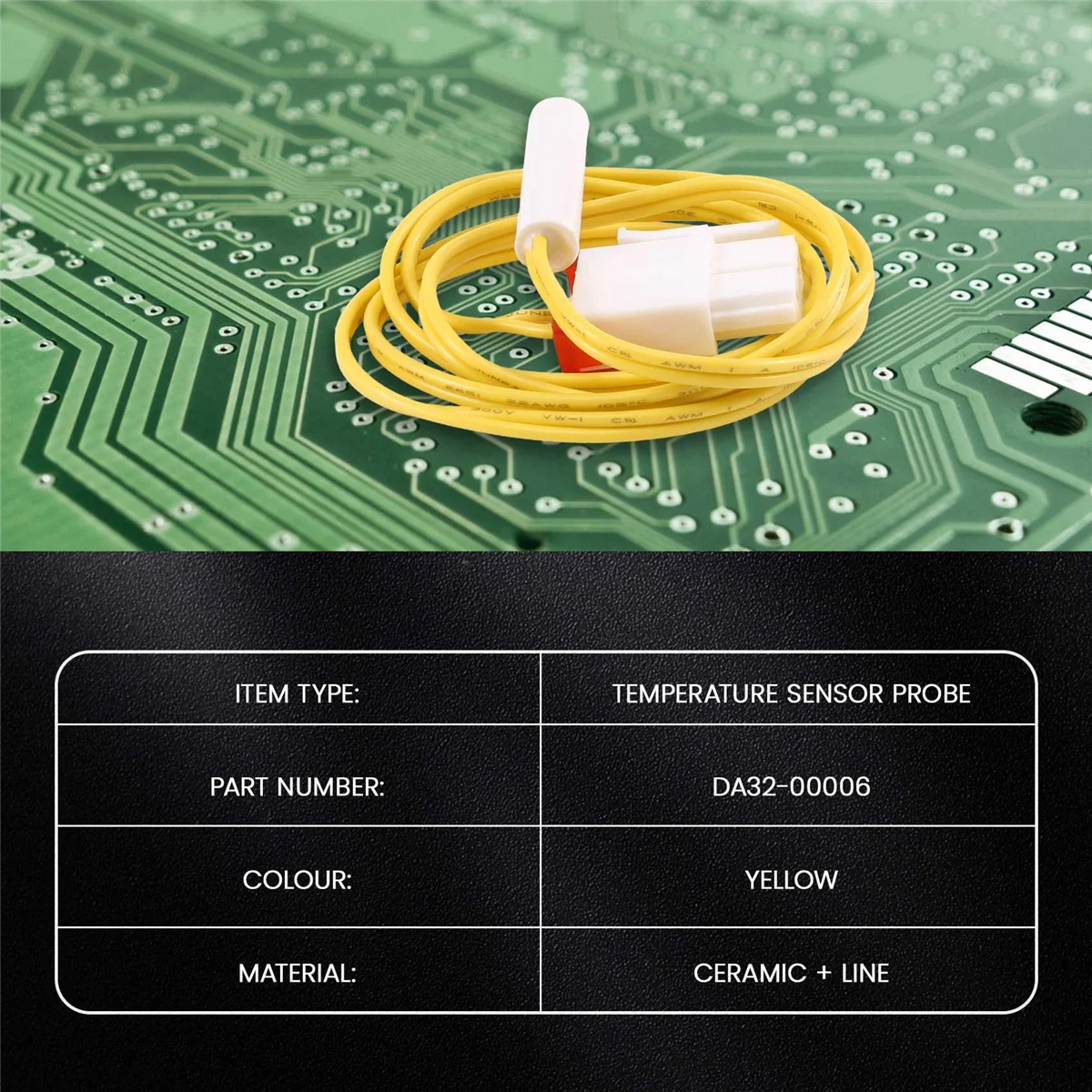 High-end 3Pcs DA32-00006W Refrigerator Defrost Temp Sensor Replacement for Samsung AP41336842 DA32-10105R DA32-10105R