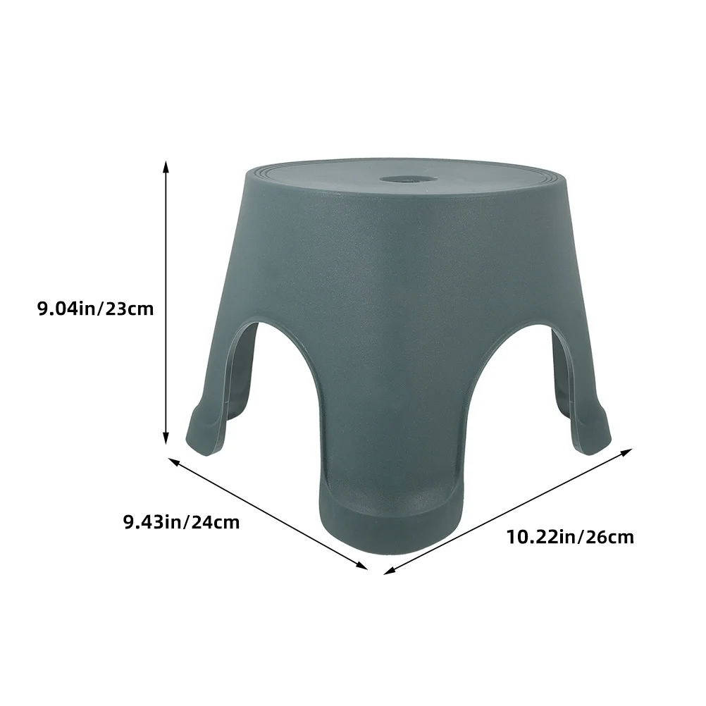 مقعد صغير مصنوع من مادة البولي بروبيلين، تصميم غير قابل للانزلاق، دش ثابت، تدريب على المرحاض، مدمج لطيف، حمام مكتب منزلي