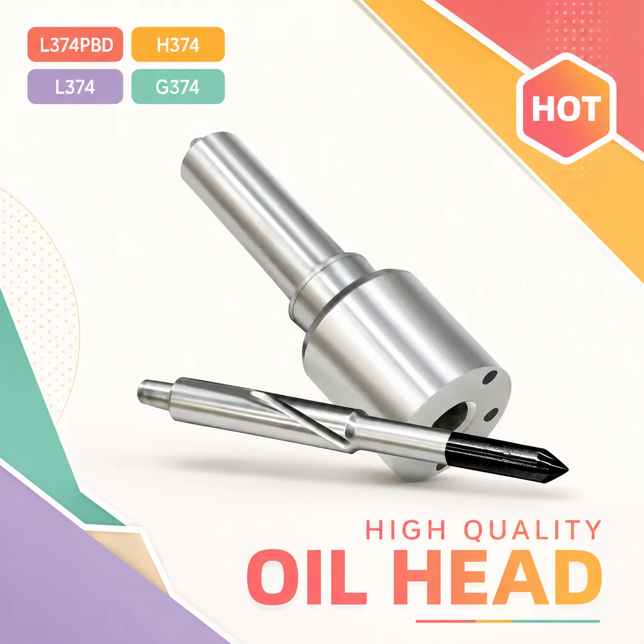 New G374 Common Rail Euro IV Fuel Spray Nozzle Needle φ4 For Hyundai Fuel System Engine.LH1830