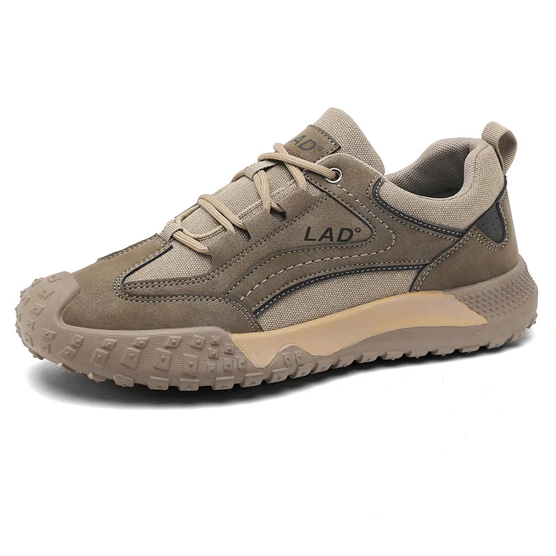 Mens Safety Work Shoes Breathable Mesh Casual Anti-Slip Durable Autumn Work Boots Comfortable Versatile Sneakers Tênis Masculino
