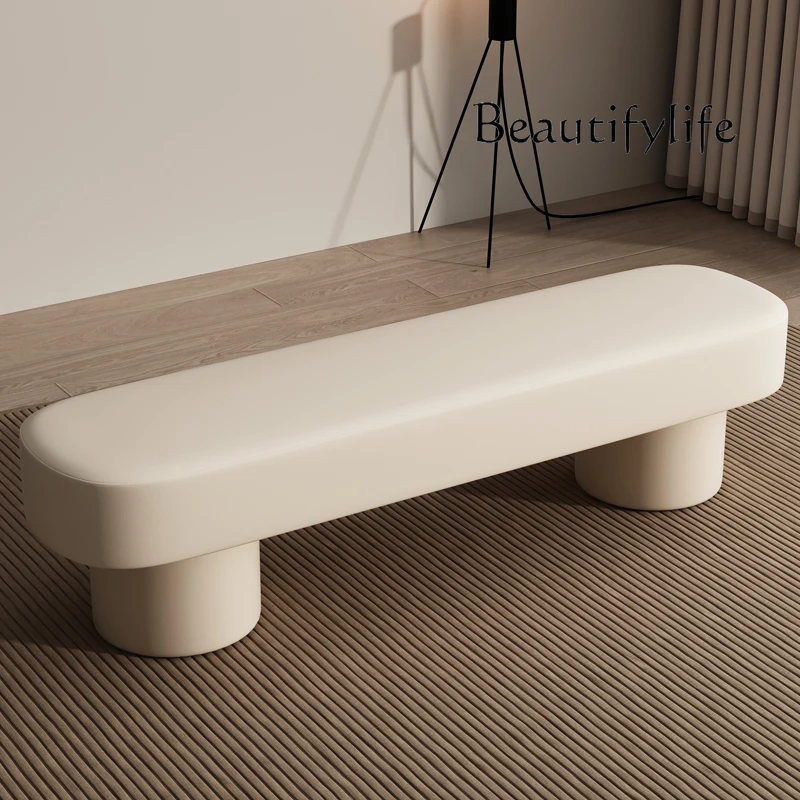 Waiting Relaxing Foot Stool White Cute Cream Creative Aesthetic Fashion Clear Step Stool Room Decor Muebles Room Decorations