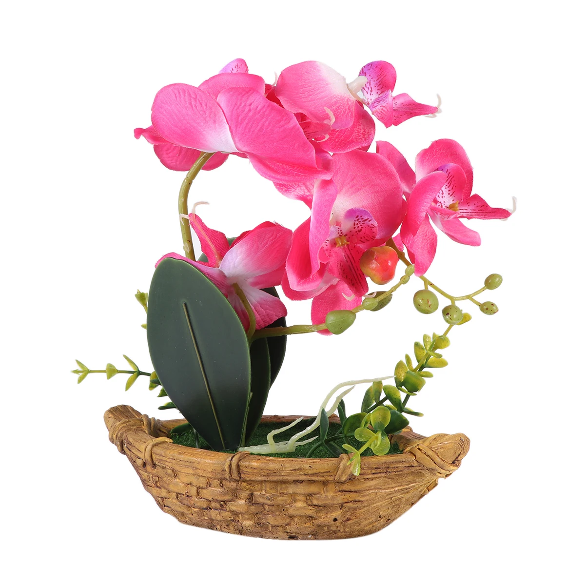 

Artificial chid Bonsai Fake Flowerpot Indoor Plants nament Eco Friendly Lightweight Home Office Decor Simulated Plant