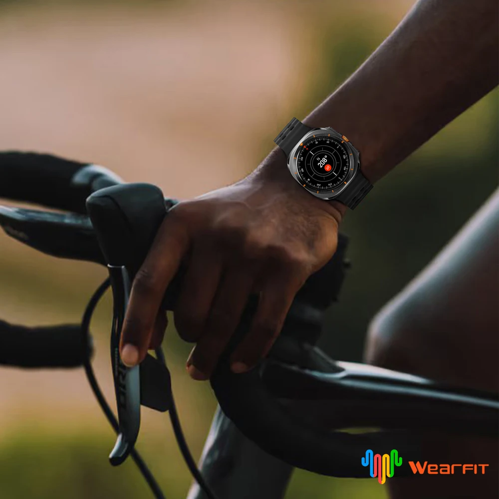 VALDUS 2025 جديد AMOLED Smartwatch الرجال امرأة البوصلة الرياضة عمر البطارية الطويل بلوتوث دعوة ساعة ذكية لسامسونج 7 أندرويد ios