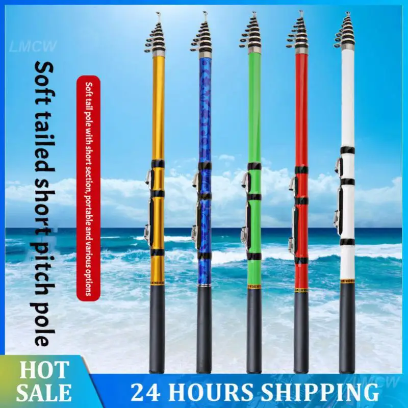 

Телескопическая удочка, портативная мини-удочка для путешествий, рыболовные аксессуары, многофункциональное спиннинговое удилище для ловли карпа