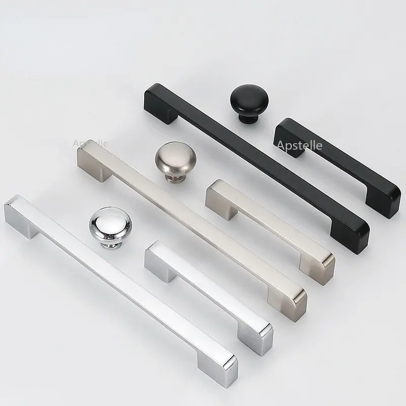 Zinc Aolly Drawer Pulls and Knobs Fashion Furniture Handle Hardware American Style Kitchen Cabinet Handles Cupboard Pulls