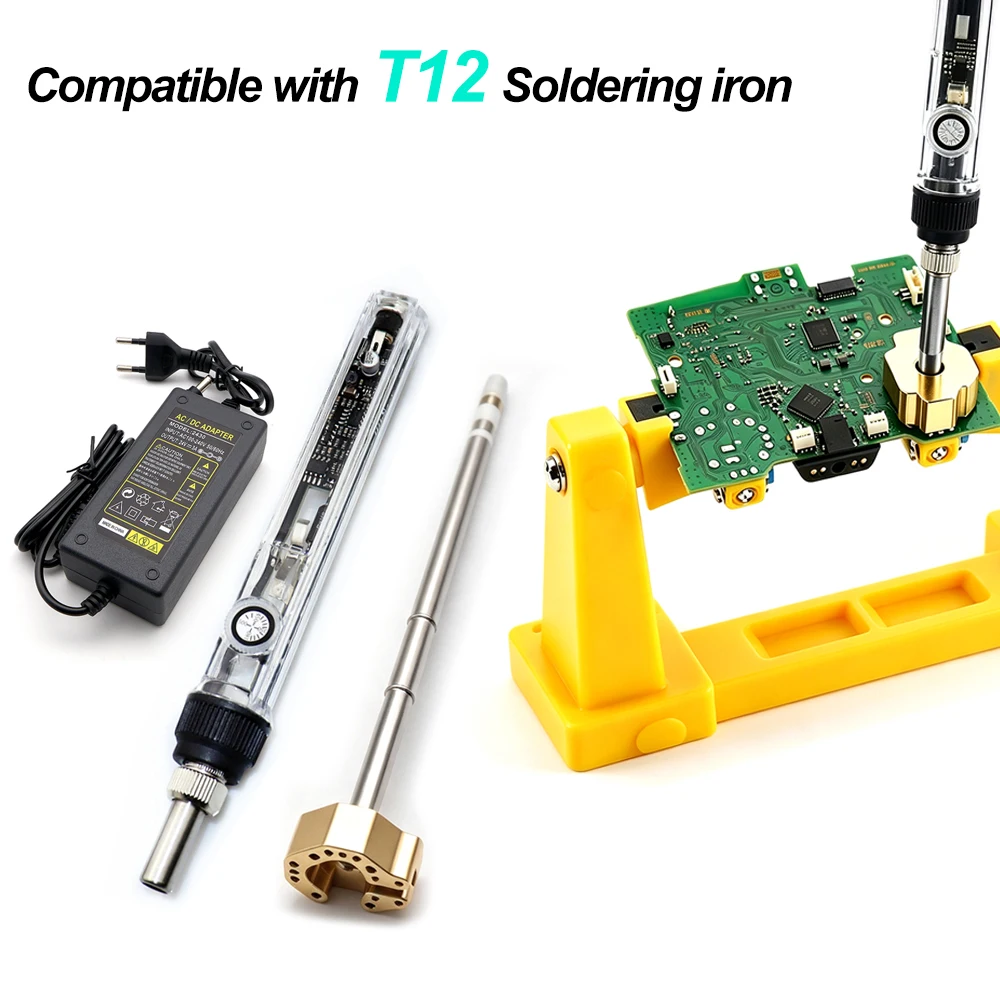 T12 Soldering Iron Tip Set, Game Controller Joystick Repair Tool Kit for PS5 PS4 Xbox Series X S Xbox One Switch Pro Controller