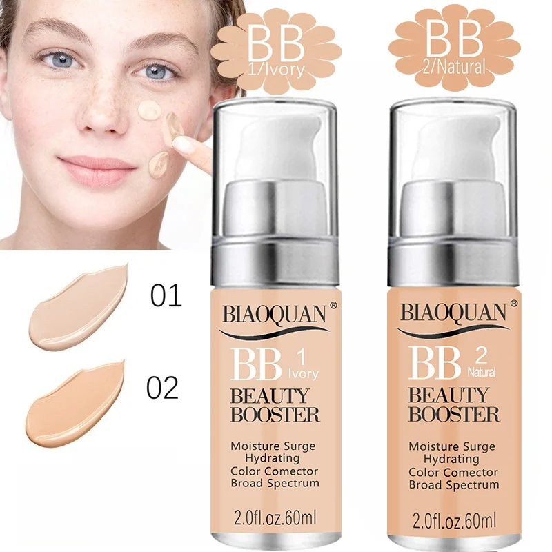 Concealer 60ml Full Cover Liquid foundation brightening cream full cover Liquid Concealer Base Make Up BULK foundation makeup