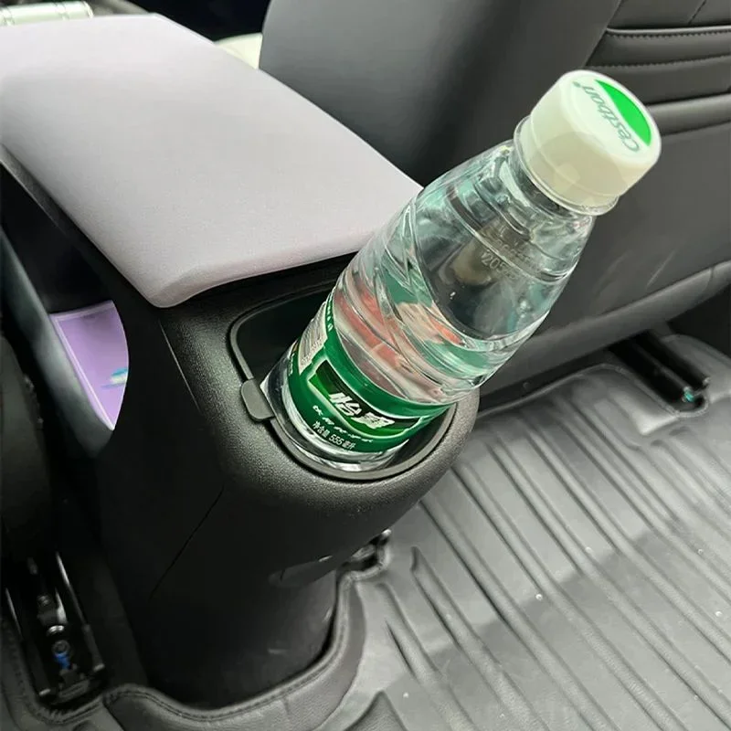 For BYD Dolphins 2023-2024 Rear water cup storage box Silicone material debris storage box Car interior accessories buy fast