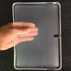 TPU Case For Samsung Note 10.1 2014 Edition P600 P601 P605 Transparent ShockProof Tablet Soft Back Cover Protective Shell Bumper