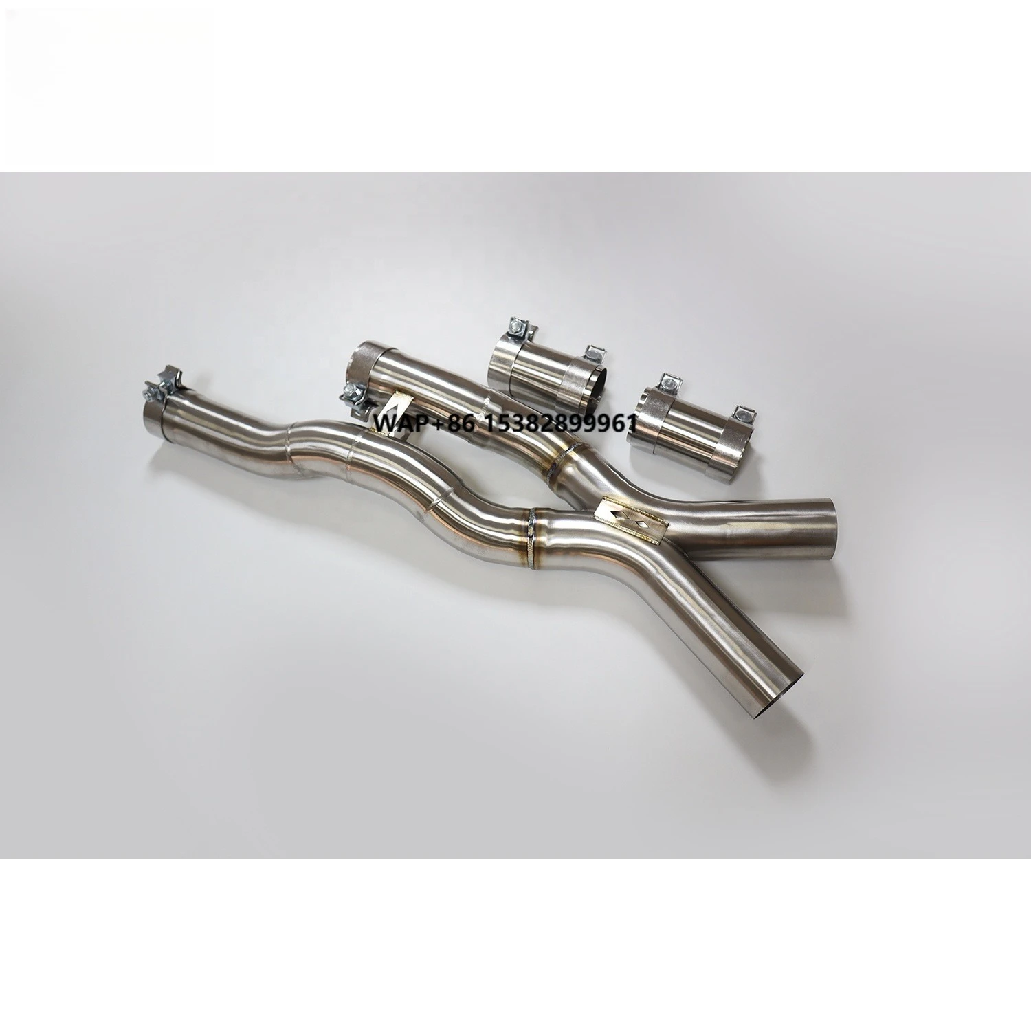 OUCHI Stainless Steel Exhaust X Tube Middle Pipe forX3M/X4M F97 F98 2019-2021 3.0T S58 V6 Car Accessories Pipes Exhaust Sys