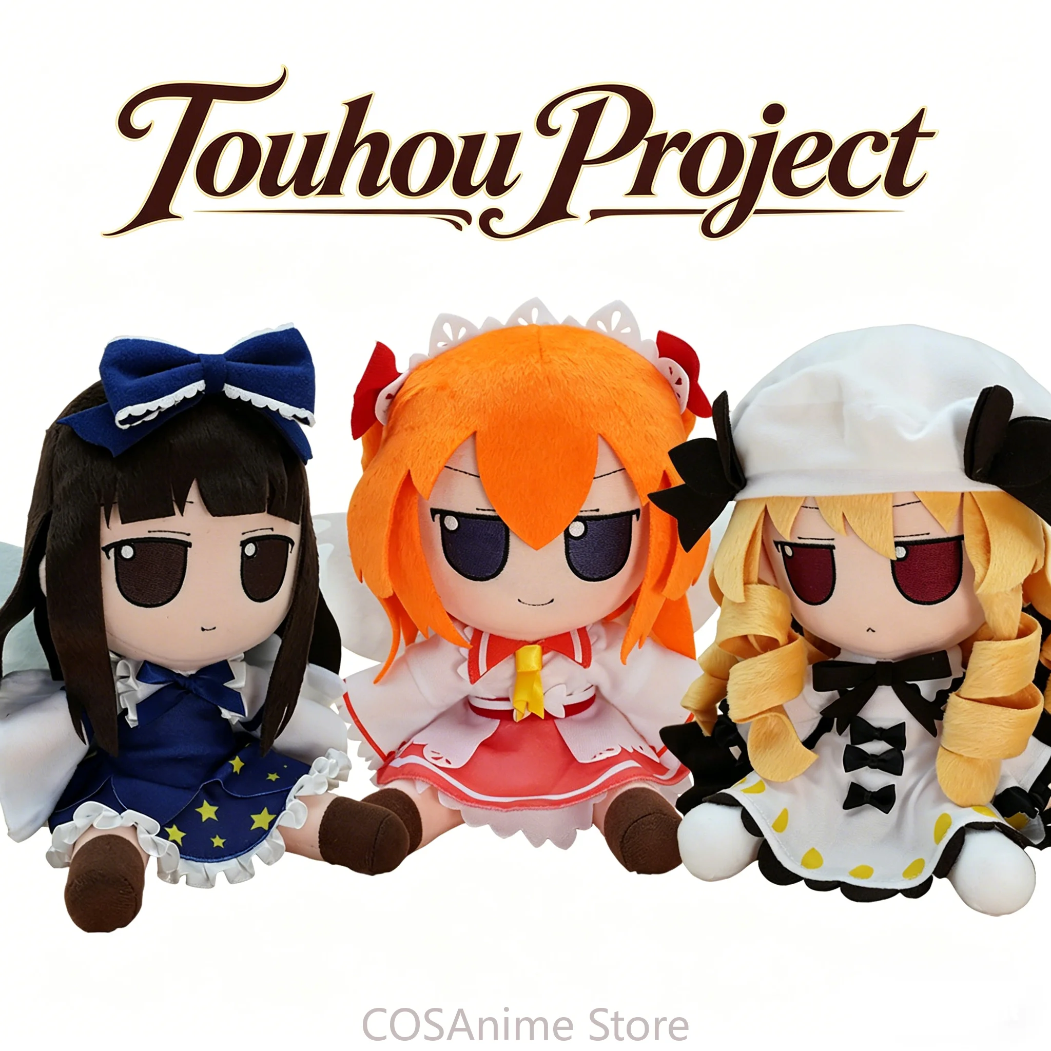 Touhou Project Sunny Milk Star Star Sapphi Sunny Milk Figura de Anime de Peluche Modelo de Algodón 20CM Almohada Fumo Peluche Sentado Mascota