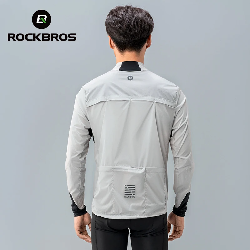 ROCKBROS Bicycle Jackets Men Women Breathable Bike Windbreak Full Sleeves Tops Coat Sports MTB Road Cycling Jerseys Equipment