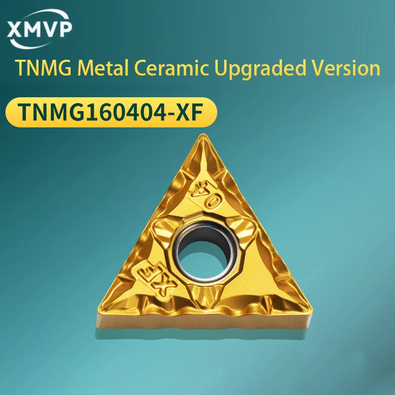 

XMVP 1PCS TNMG160404 XF CNC triangular turning inserts, high-quality alloy inserts, carefully selected turning inserts