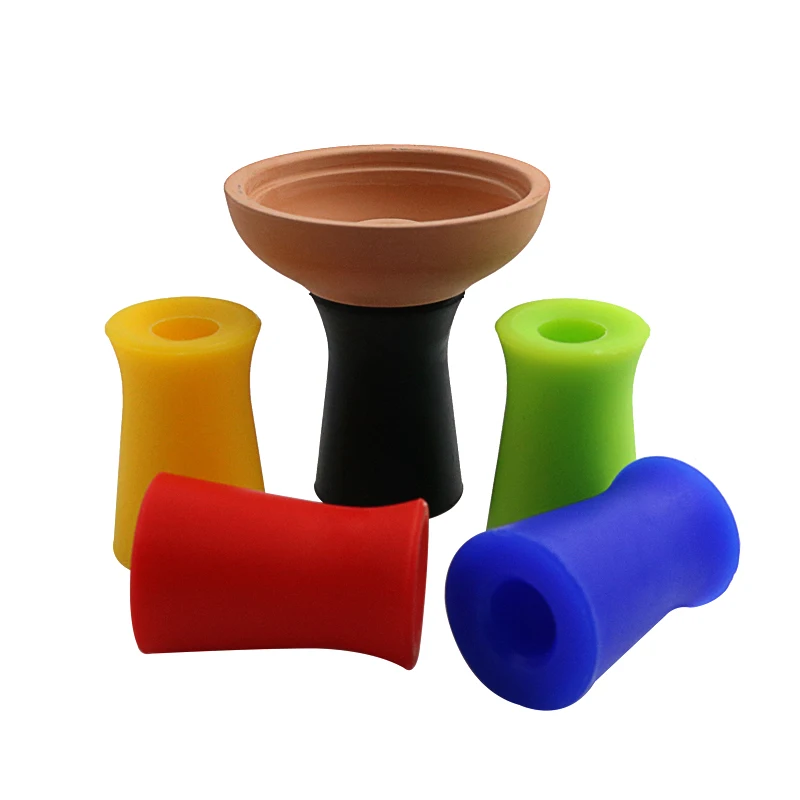 SY 1PC Hookah Silicone For Shisha Ceramic Glass Crystal Chicha Head Phunnel Bowl Narguile Cachimbas Water Pipe Accessories