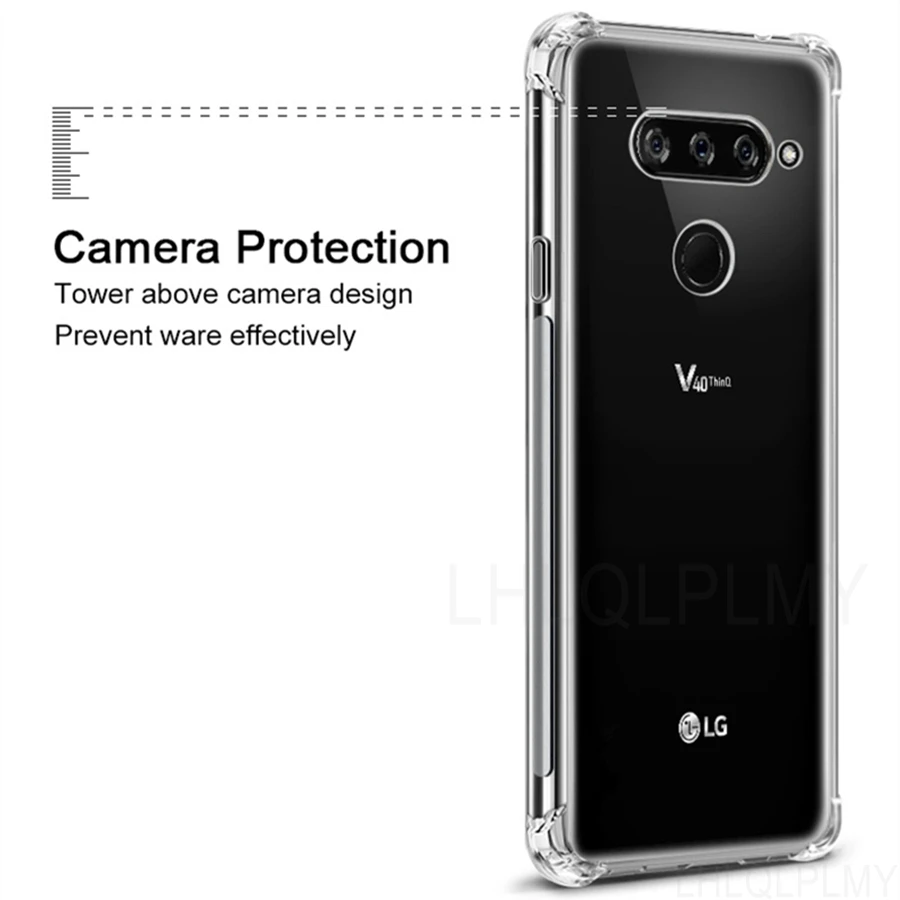 Thick Shockproof Silicone Phone Case For LG V30 V30S V40 G8 V50 G8S V50S G8X V60 ThinQ G7 Plus K62 K92 5G Stylo 3 5 6 Cover