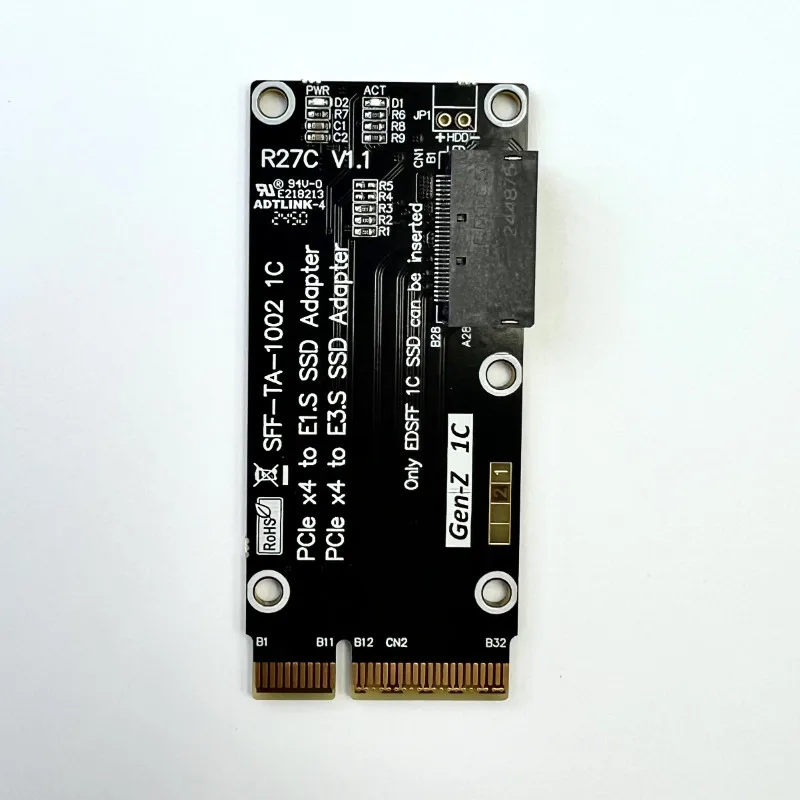 ADT PCIe 5.0 X4 zu U.2 SFF-8639 / U.3 SFF-TA-1001 / E1.S E3.S SFF-TA-1002 Adapterkarte PCI-E Gen5 X4 zu U.2 U.3 SSD-Erweiterung – Detail 13