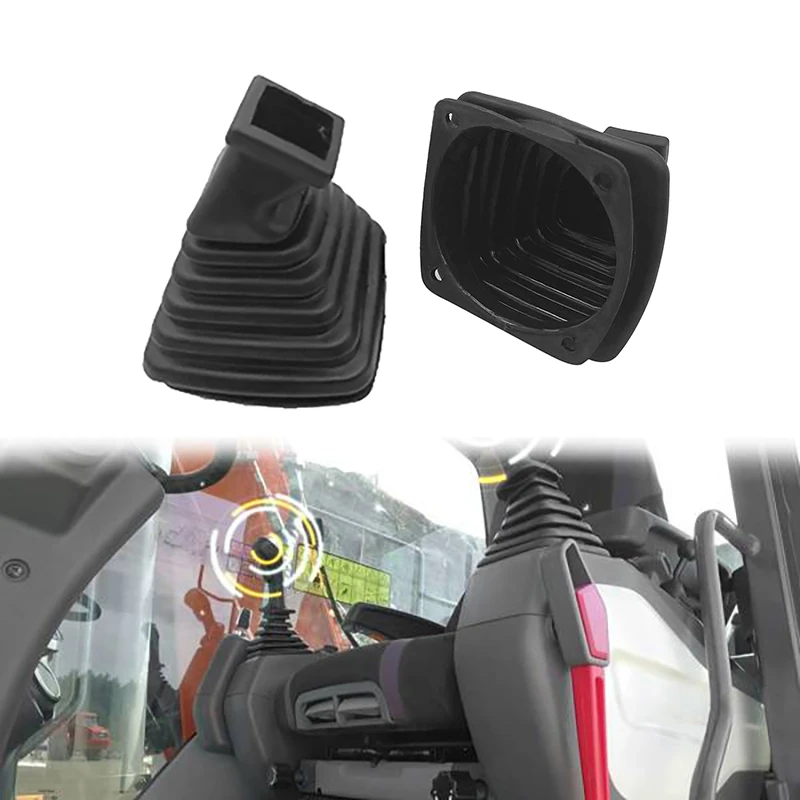 2Pcs Excavator Joystick Handle Gears Dust Jacket Cover For Daewoo Doosan DH DX150 215 225 300 370-9C