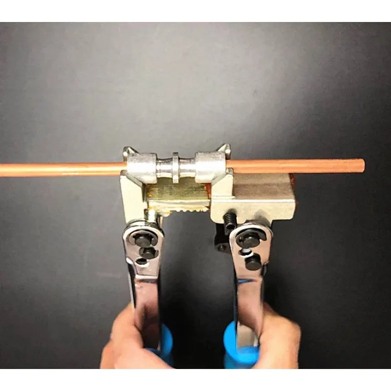 Locke ring crimping pliers refrigerator cabinet refrigeration maintenance welding free tool quick closing composite ring