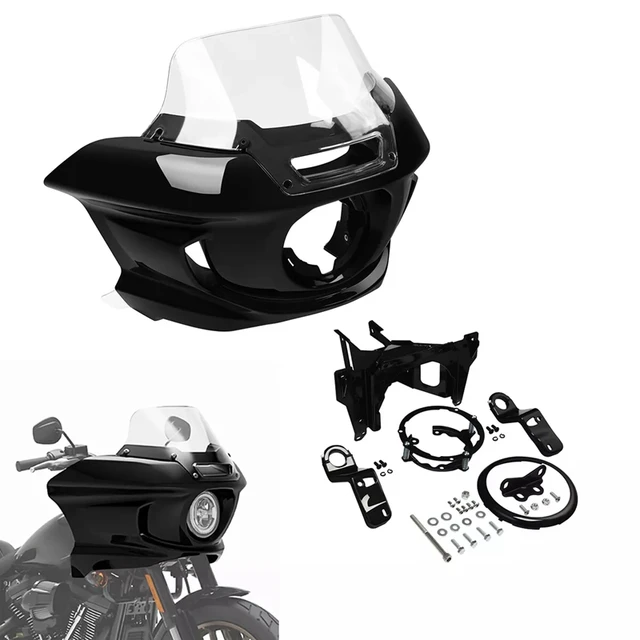 Owiewka reflektora z mocowaniem wspornika pasuje do Harley Low Rider ST FXLRST 2022-2024 EL DIABLO 2022