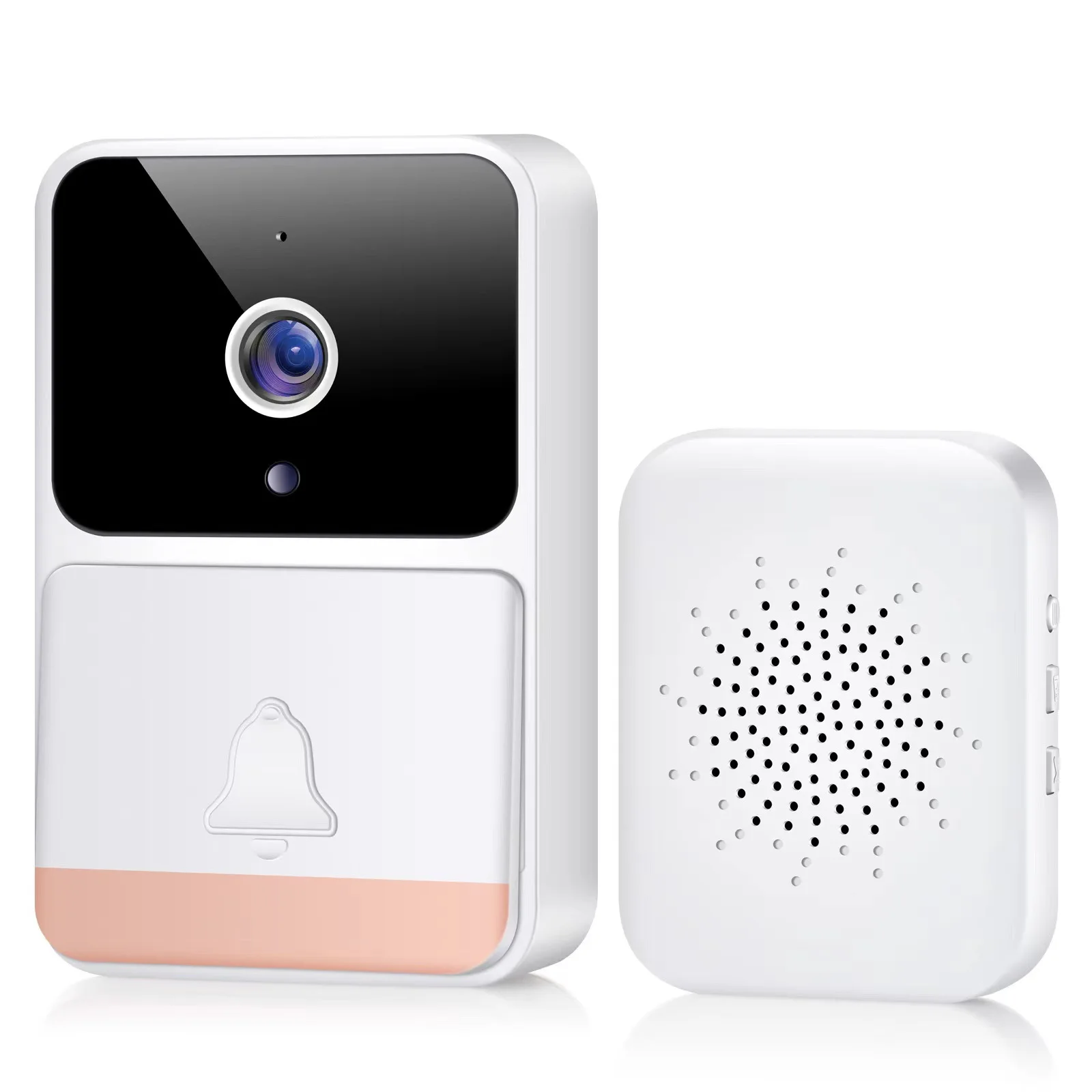 Wireless Doorbell Welcome Smart Outdoor Camera Night Vision HD Video Door Bell Voice Change For Home Monitor By Phone Security