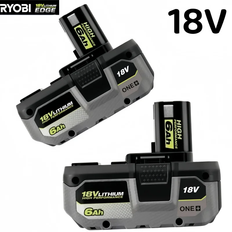 RYOBI 18V 6.0Ah 8.0Ah ONE+ Premium Lithium Rechargeable Battery New Upgrade Shockproof Long Endurance Cordless Tool Battery