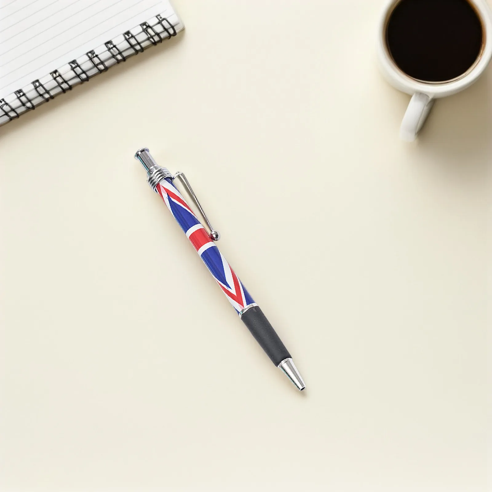 

10Pcs British Flag Ballpoint Pens Smooth Writing Professional Office Home School Supplies Comfortable Grip Black Ink