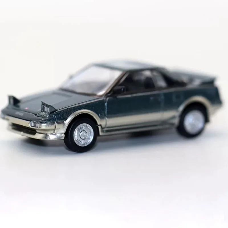 

Масштабная модель автомобиля 1/64: Toyota MR2 MK1 1985 года, двухдверное купе, литая, коллекционная, сувенирная, для демонстрации, подарок для хобби-коллекционера